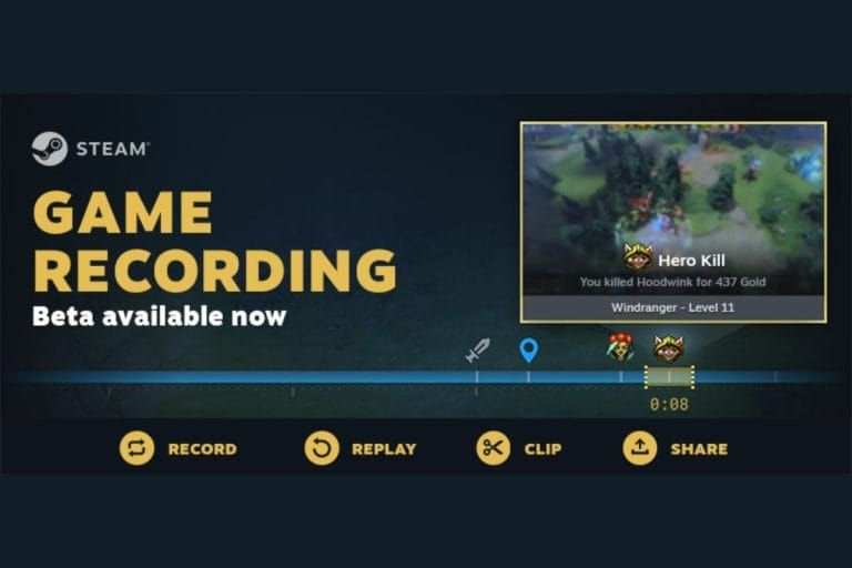 gravação de jogos da steam