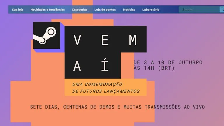 demonstrações no steam