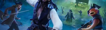 pirates of the caribbean chegando ao fortnite