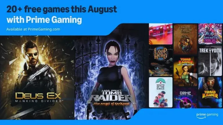 22 Jogos Grátis de Prime Gaming em Agosto