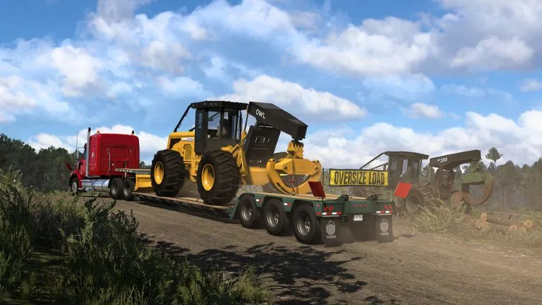 american truck simulator - Atualização Gratuita do Forest Machinery DLC