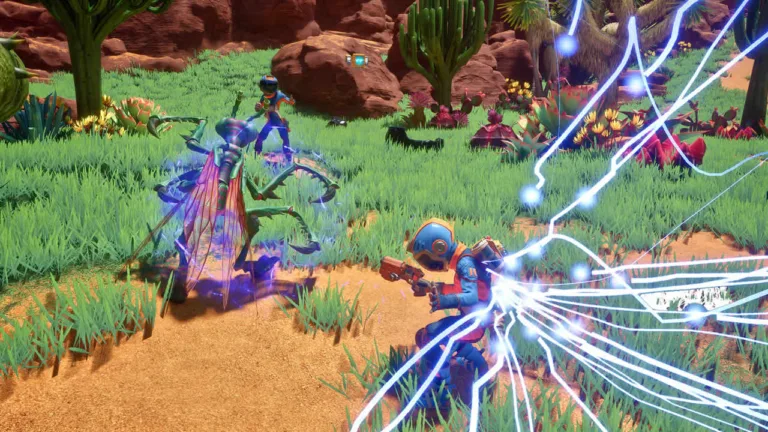 Imagem do jogo Revenge of the Savage Planet lançado hoje no Xbox Game Pass