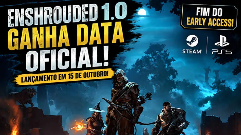 Enshrouded 1.0 ganha data oficial e deixa o Early Access em outubro